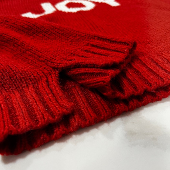 Women’s XL Wooden Ships “JOY” Holiday Knit - Picture 3 of 5